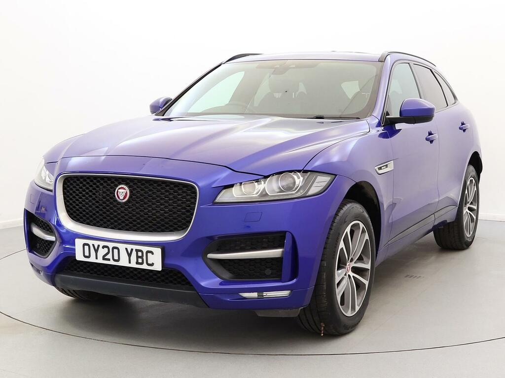 Jaguar F-Pace 2.0D 240 R-sport Awd OY20YBC Blue #3