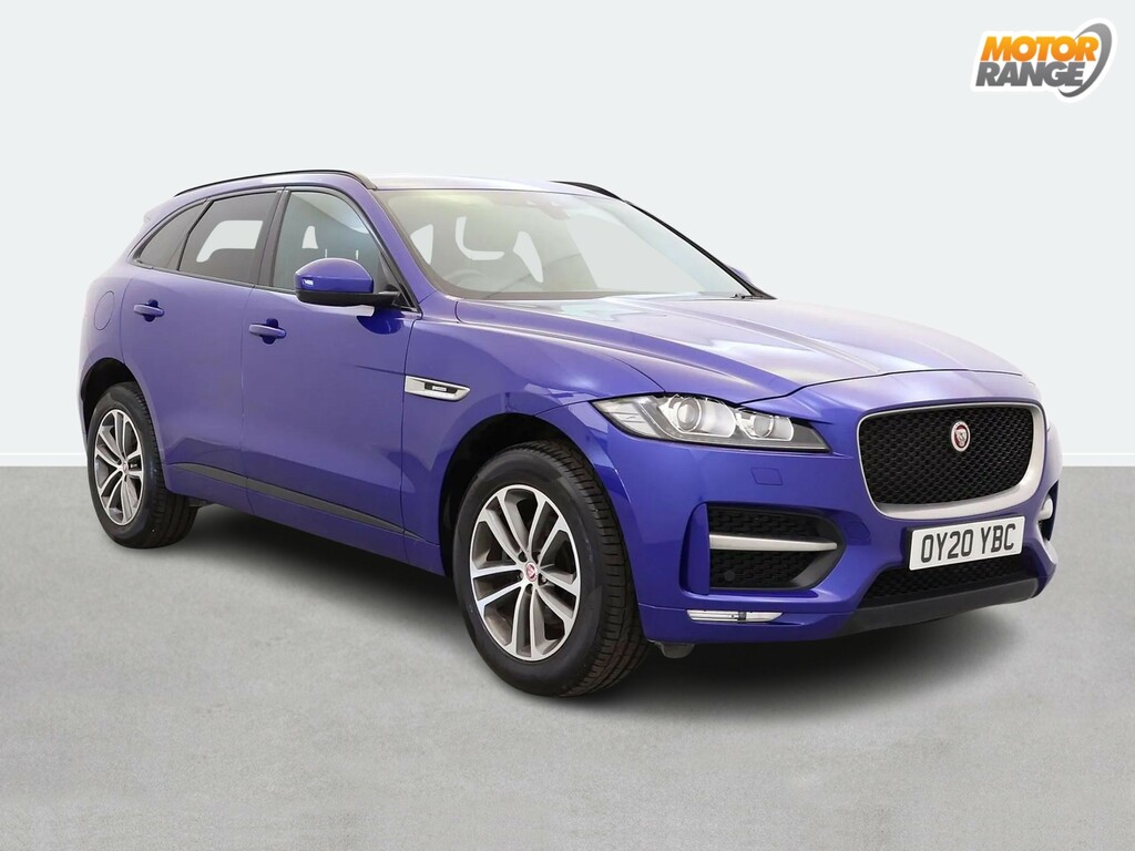 Jaguar F-Pace 2.0D 240 R-sport Awd OY20YBC Blue