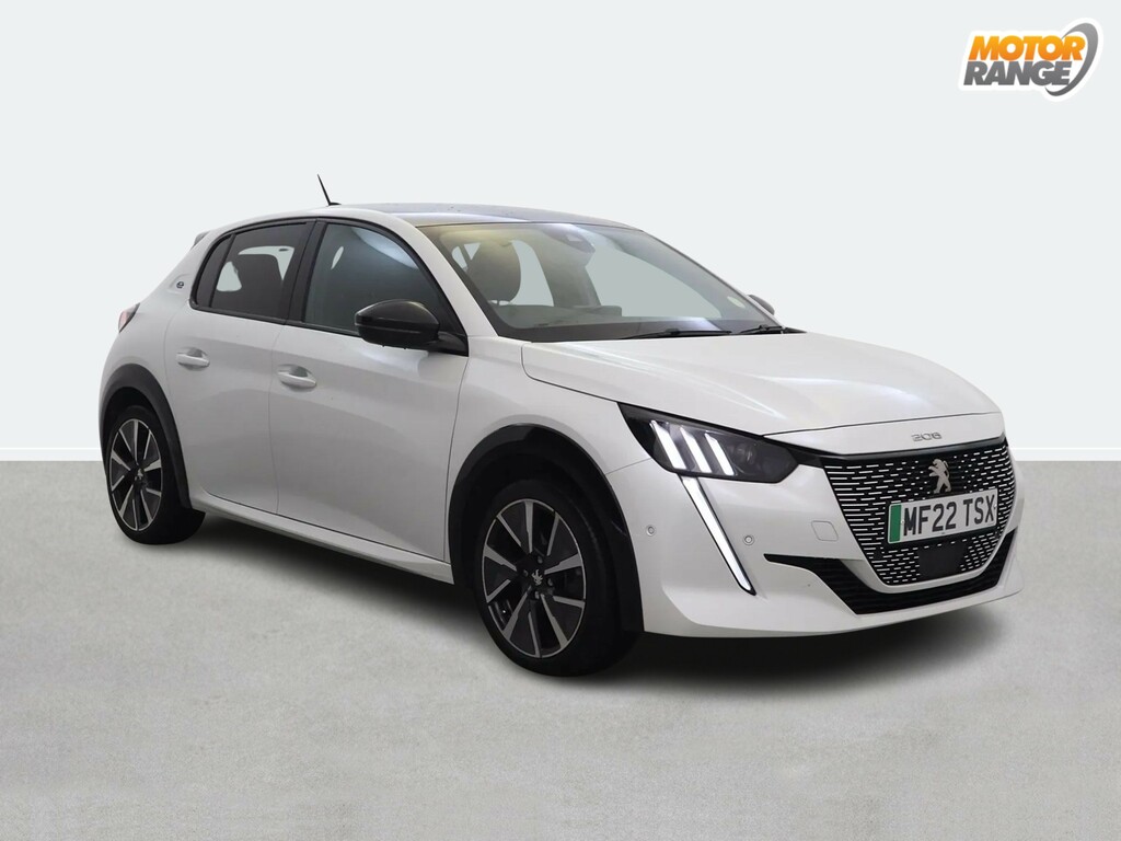 Peugeot e-208 100Kw Gt Premium 50Kwh White
