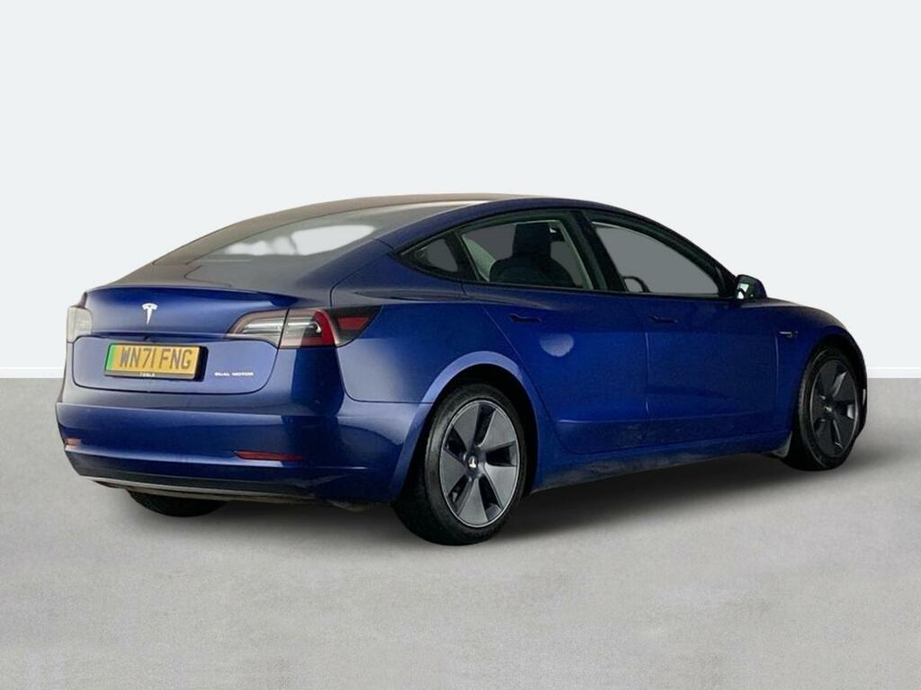 Tesla Model 3 Long Range Awd Blue #3