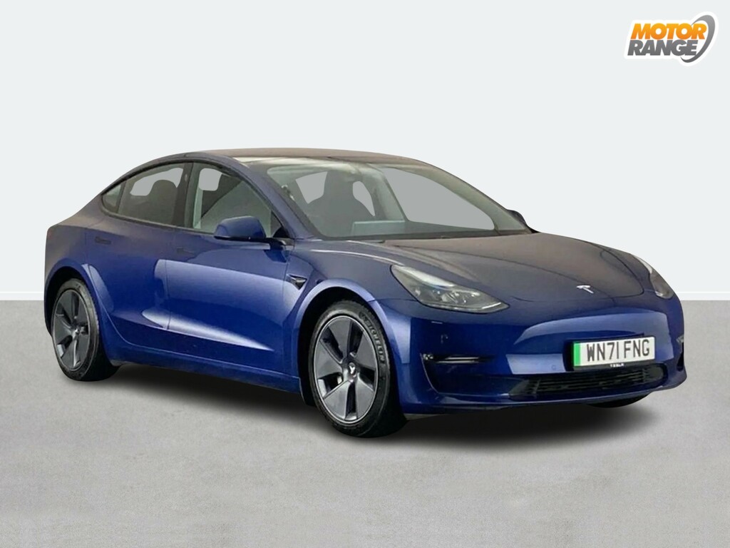 Tesla Model 3 Long Range Awd Blue