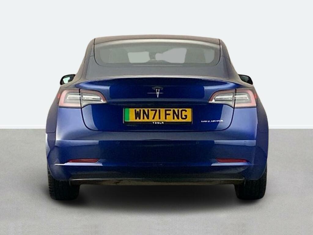 Tesla Model 3 Long Range Awd Blue #4