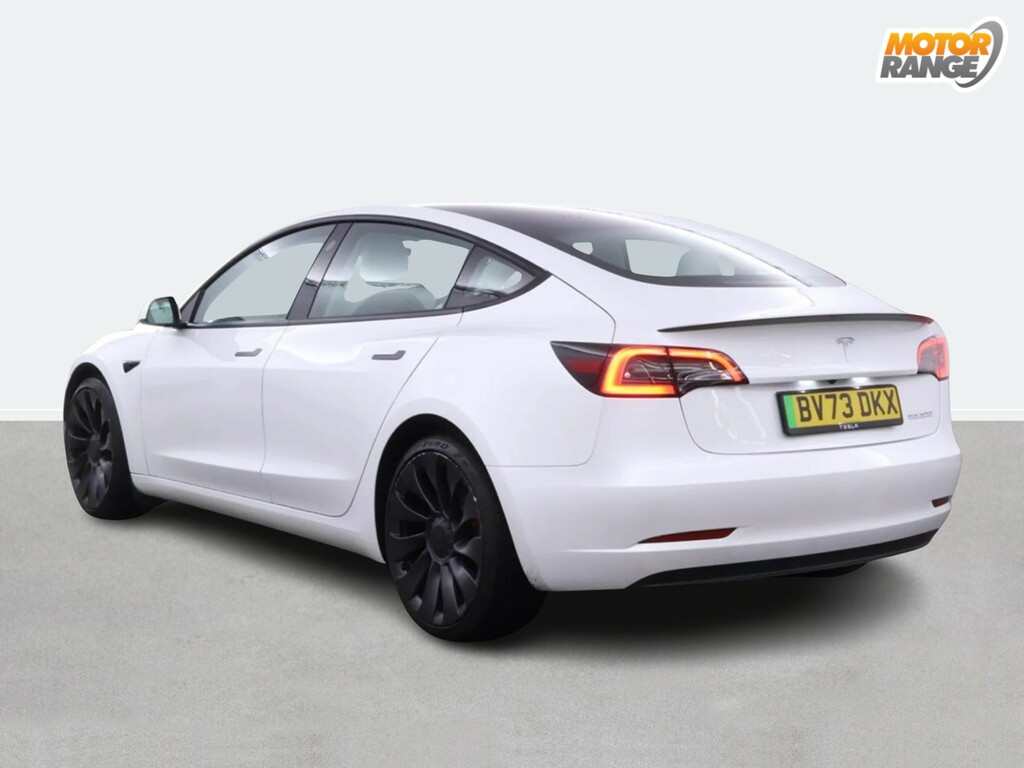 Tesla Model 3 Performance Awd Performance Upgrade White #3
