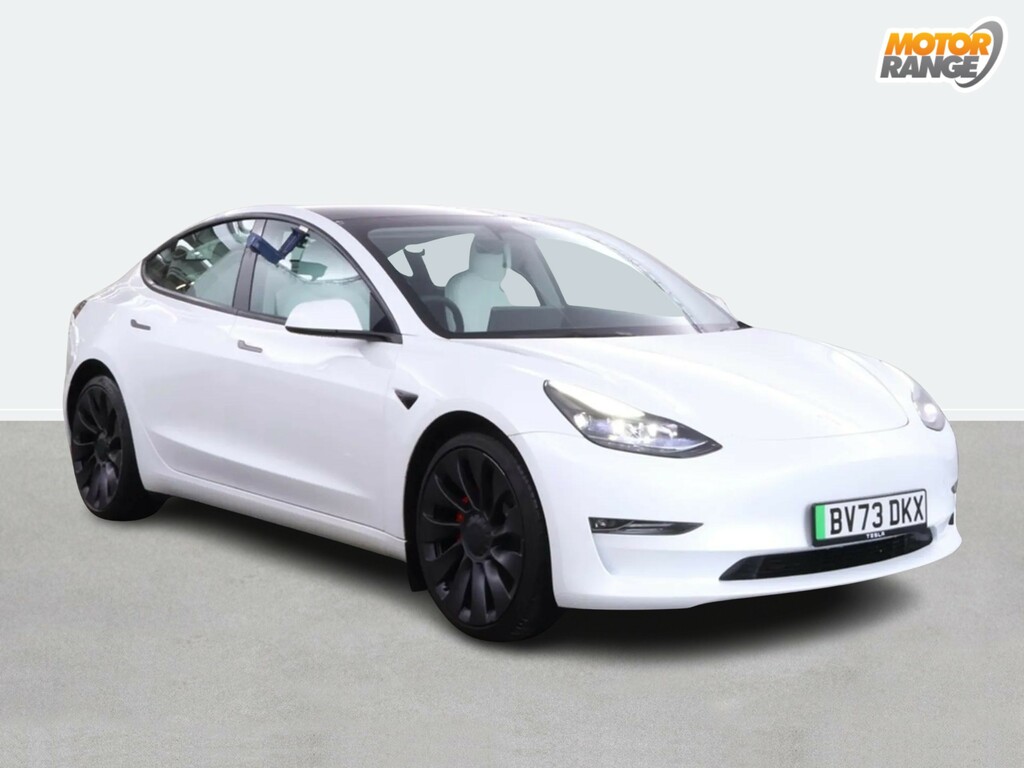 Tesla Model 3 Performance Awd Performance Upgrade White