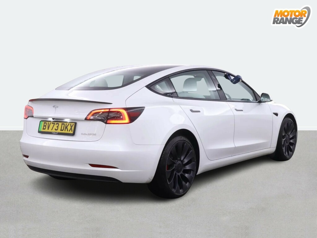Tesla Model 3 Performance Awd Performance Upgrade White #4