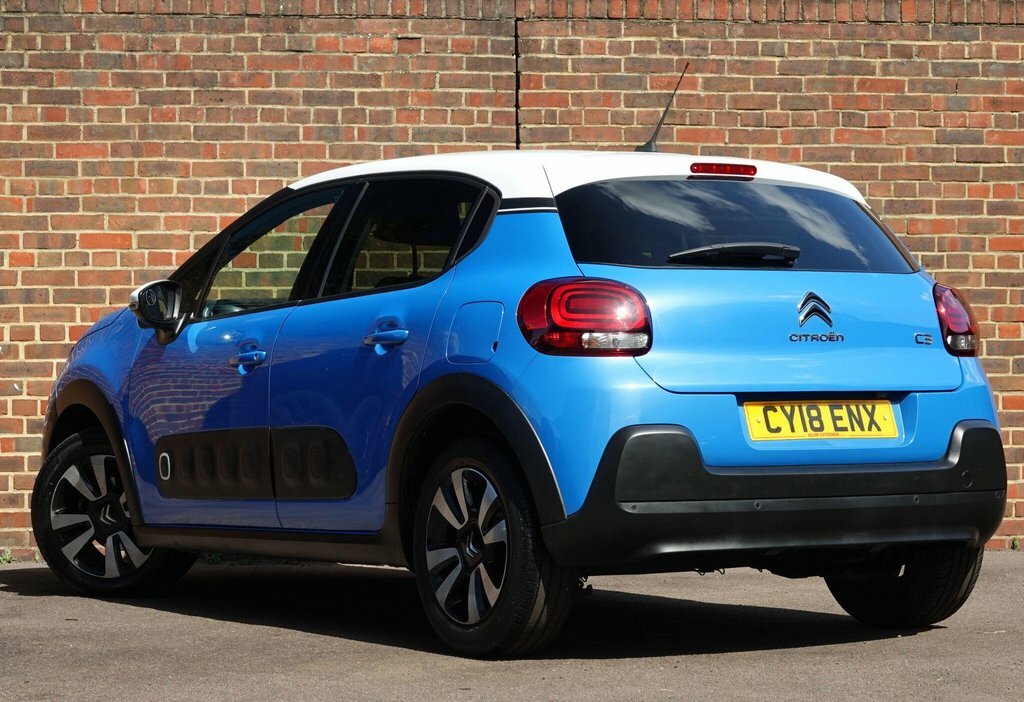 Citroen C3 1.2 Puretech Gpf Flair Hatchback Eat6 E CY18ENX Blue #4