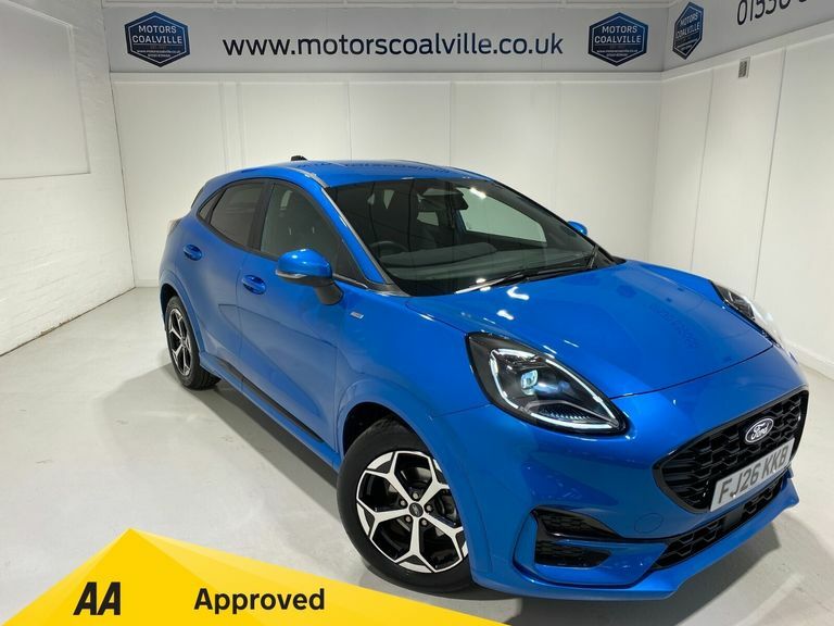 Ford Puma 1.0 Turbo Ecoboost Hybrid 125Ps Mhev 6 Spd St-li Blue