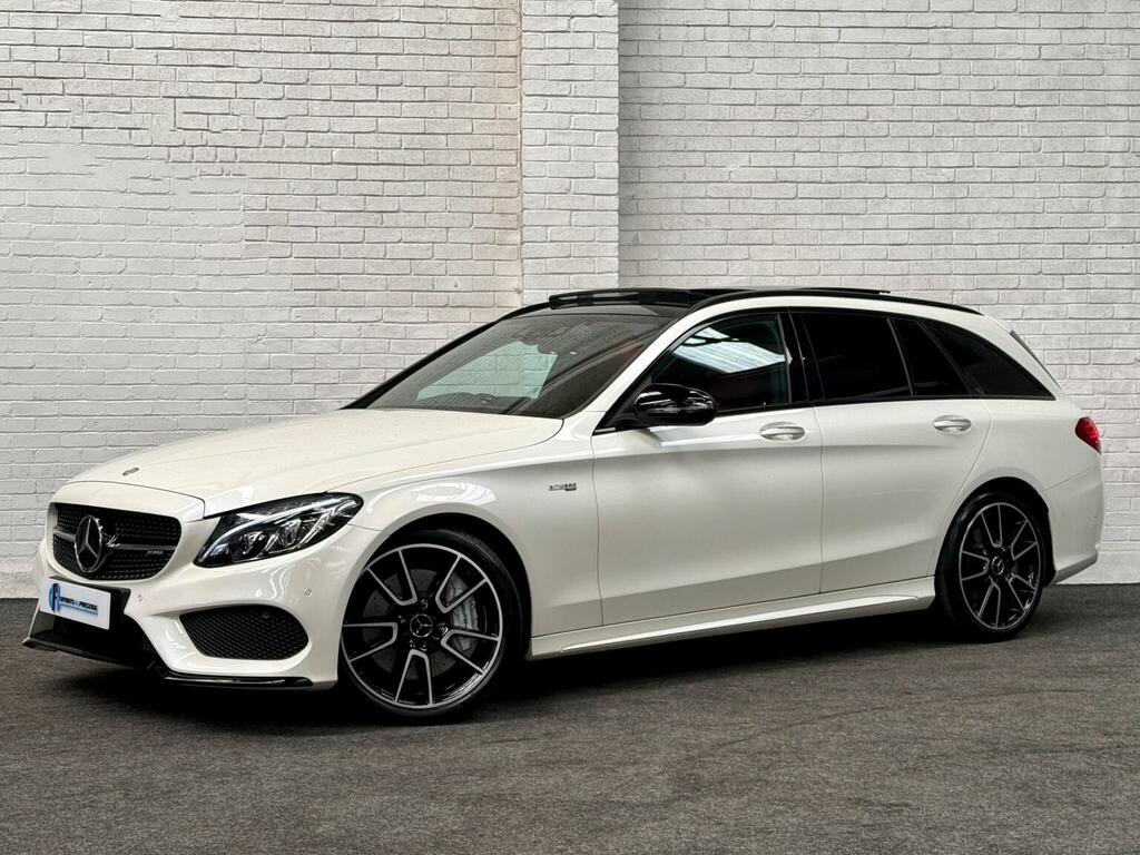 Mercedes-Benz C Class Estate 3.0 C43 V6 Amg Premium Plus G-tronic 4Ma White