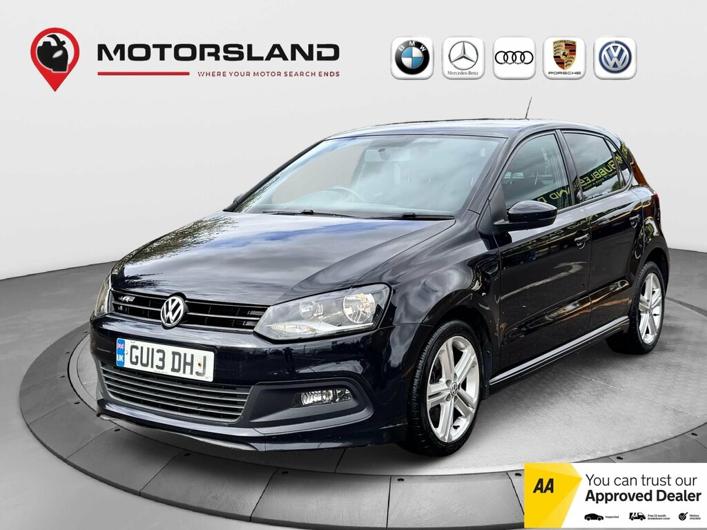 Volkswagen Polo 1.2 Tsi R-line Euro 5 Black #3