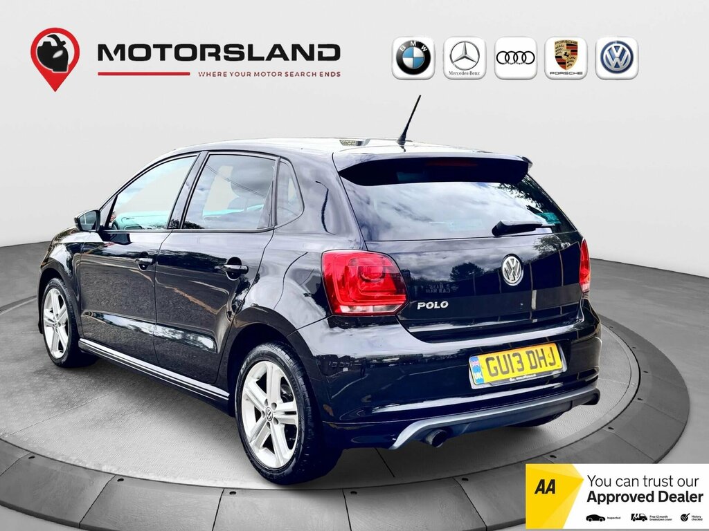 Volkswagen Polo 1.2 Tsi R-line Euro 5 Black #5