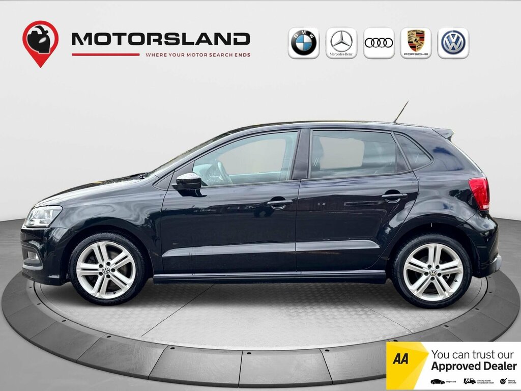 Volkswagen Polo 1.2 Tsi R-line Euro 5 Black #4