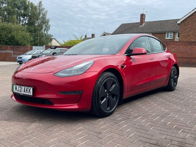 Tesla Model 3 2021 Dual Motor Long Range Saloon A Red #4