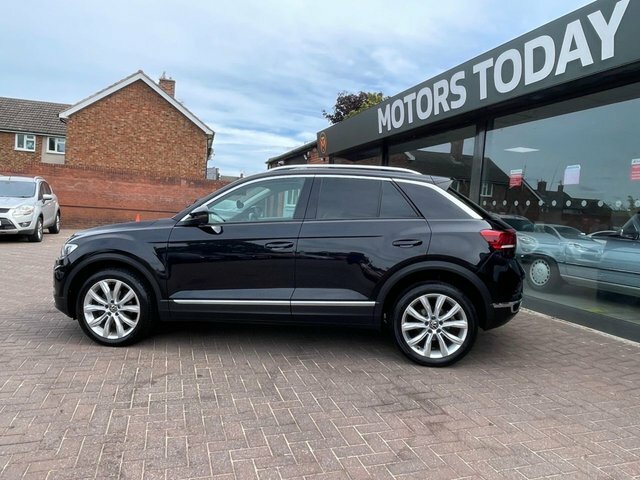 Volkswagen T-Roc 2021 1.5 Tsi Gpf Evo Sel Suv Dsg Euro 6 Black #4