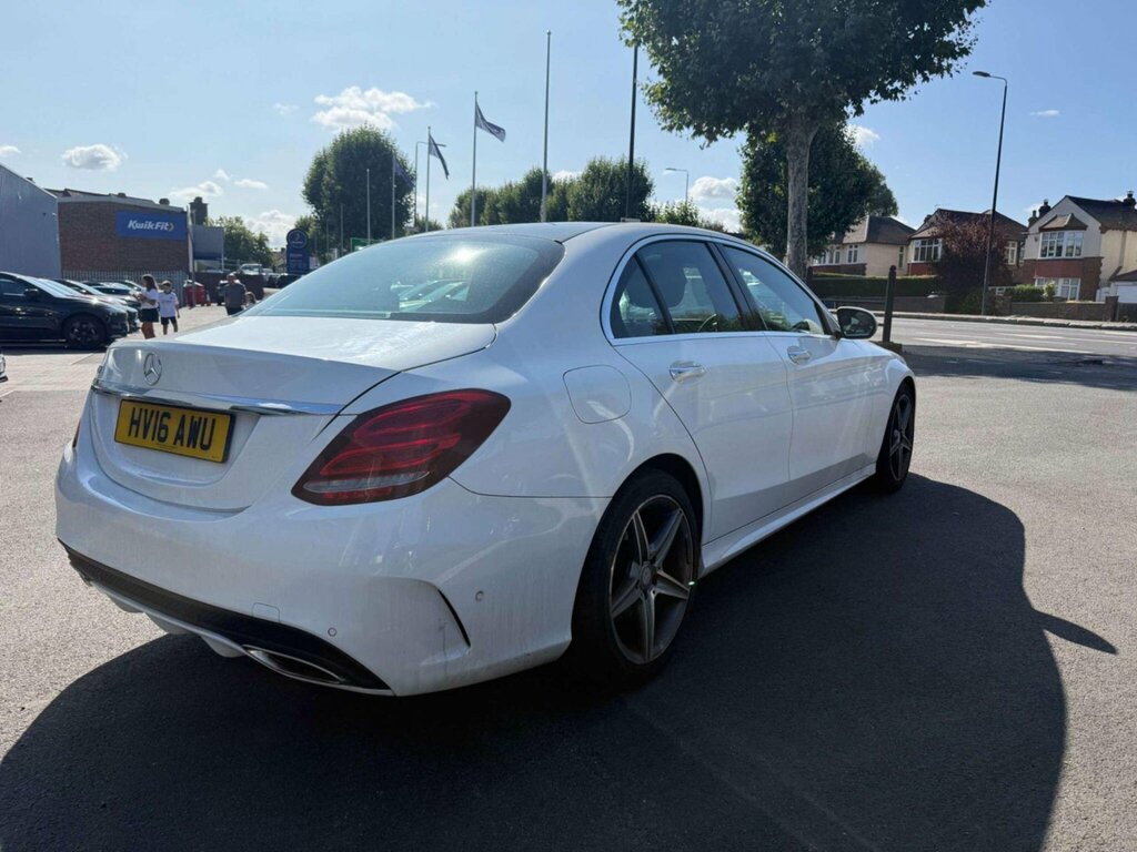 Mercedes-Benz C Class 2.0 C200 Amg Line Premium 7G-tronic Euro 6 Ss White #5