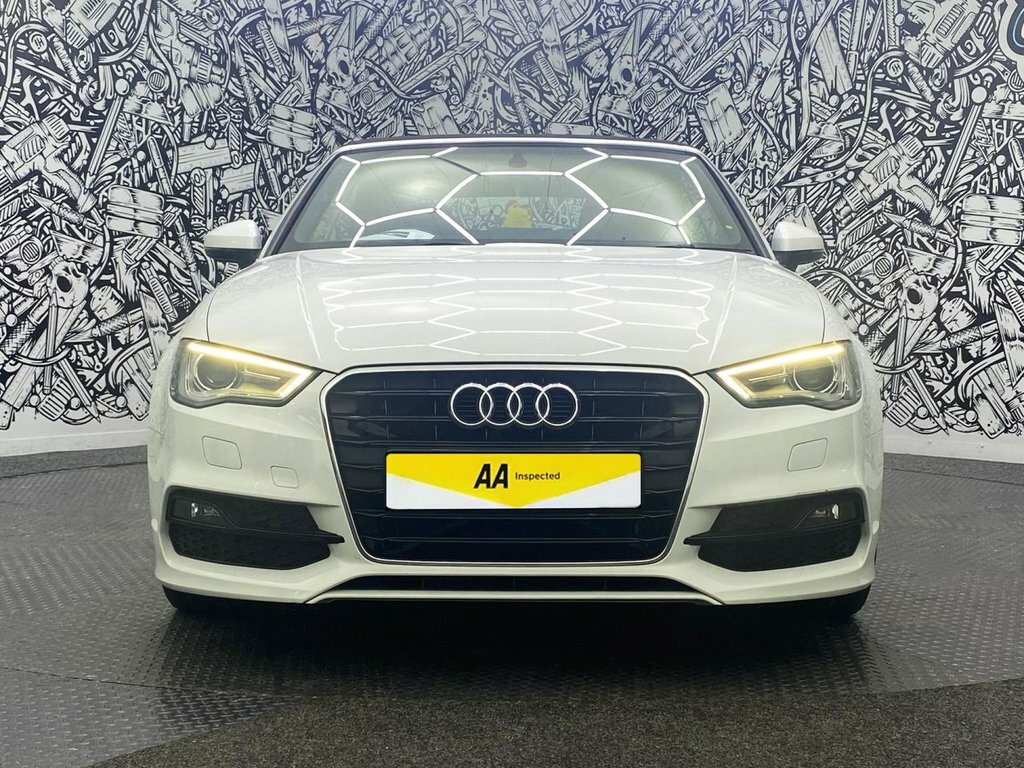 Audi A3 Cabriolet 2L S Line White #3