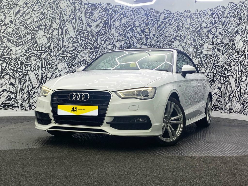 Audi A3 Cabriolet 2L S Line White #5