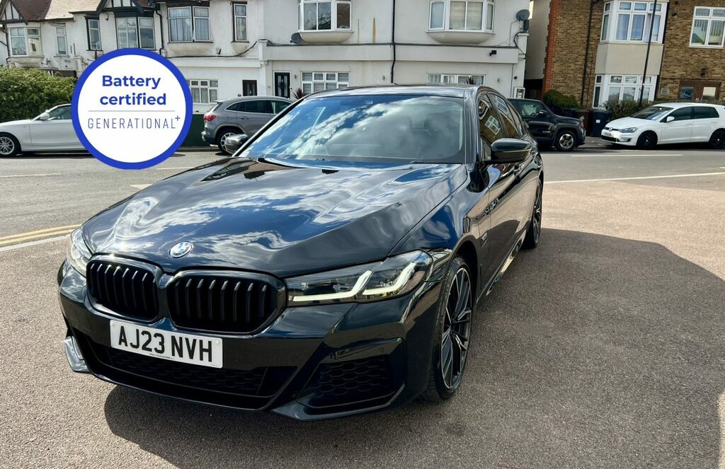 BMW 5 Series Saloon AJ23NVH Black #2