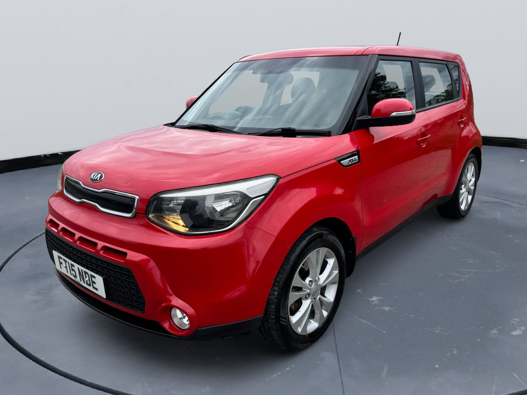 Kia Soul Hatchback Red #5