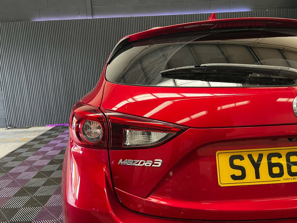 Mazda 3 2.2Td Se-l Skyactiv-d 5-Door Hatchback Red #44