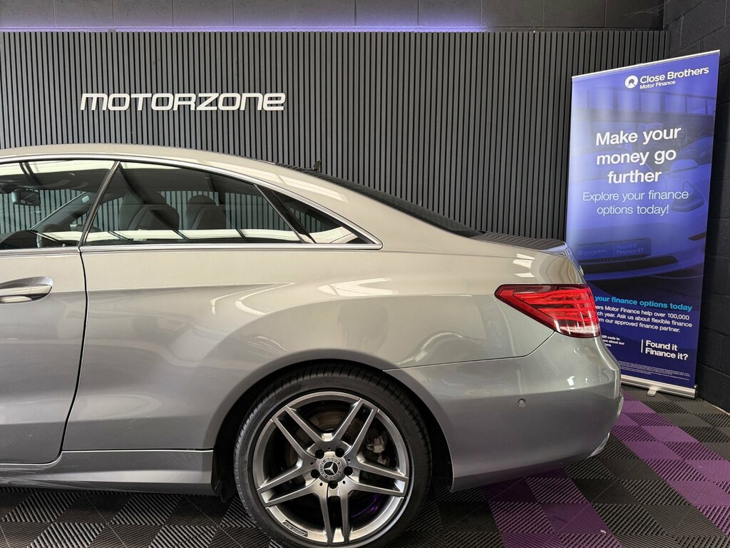 Mercedes-Benz E Class 3.0 E350d V6 Bluetec Amg Line Coupe G-t KN64GZA Silver #2