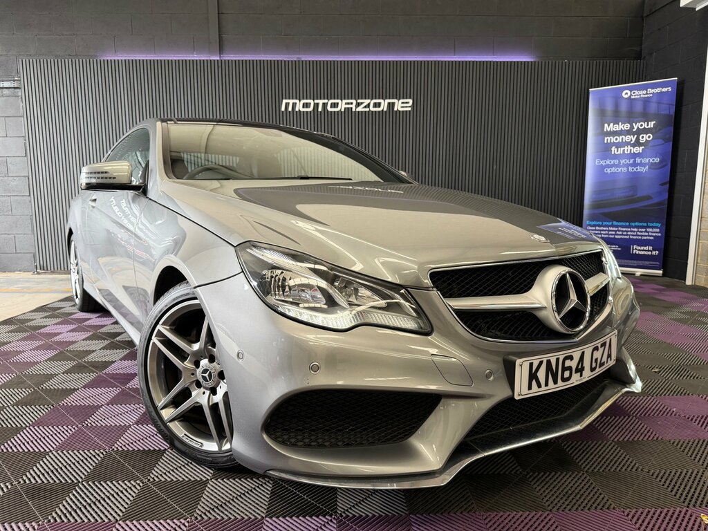 Mercedes-Benz E Class 3.0 E350d V6 Bluetec Amg Line Coupe G-t Silver