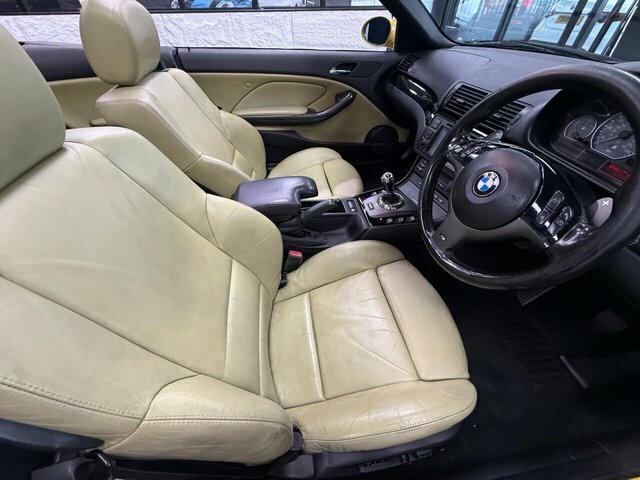 BMW M3 3.2I Convertible 292 G Km 343 Bhp Yellow #6