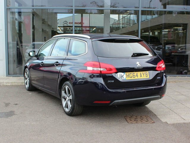 Peugeot 308 SW 2.0 Bluehdi Allure Estate Euro 6 Blue #2
