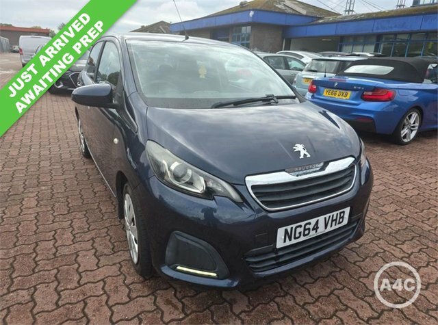 Peugeot 108 1.0 Vti Active Hatchback 2 Tronic Euro Blue