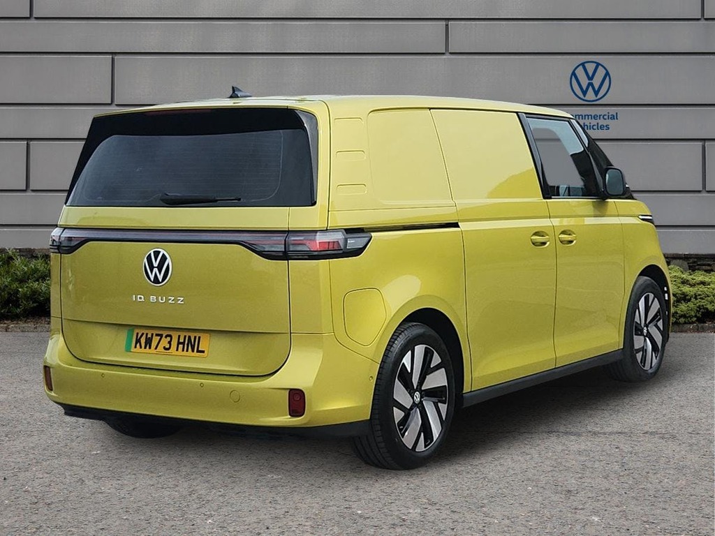 Volkswagen ID.Buzz Pro 77Kwh Commerce Plus Panel Van Aut Yellow #4
