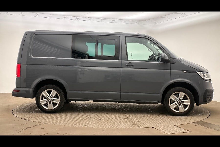 Volkswagen Transporter 2.0 Tdi T32 Highline Kombi Double Cab M Grey #3
