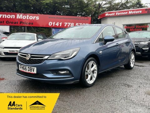 Vauxhall Astra 1.0I Turbo Ecoflex Blue