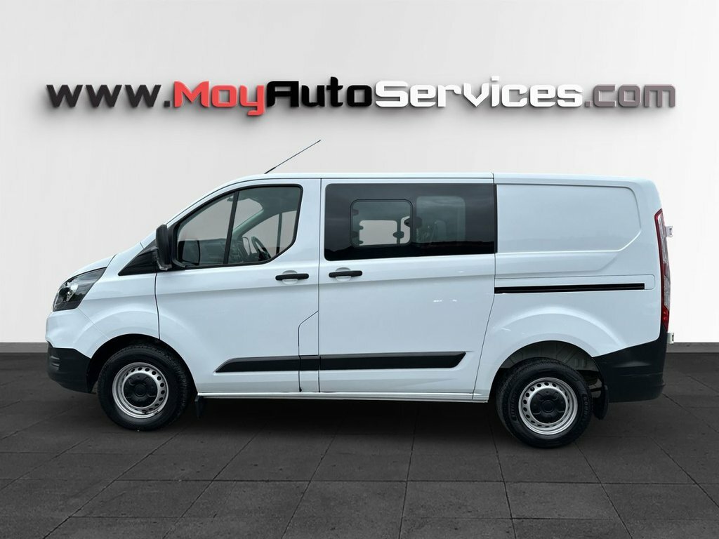 Ford Transit Custom 2.0 300 Ecoblue Leader Crew Van Double Cab Die YR73DHY White #5