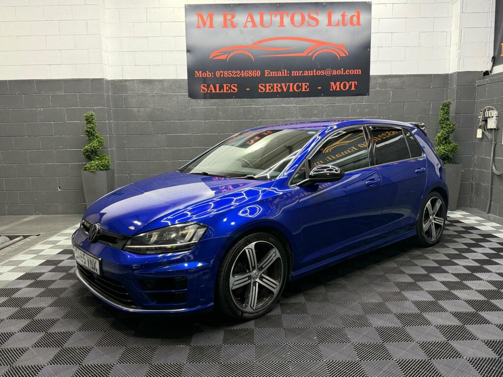 Volkswagen Golf R Blue #6