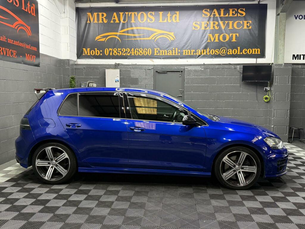 Volkswagen Golf R Blue #3