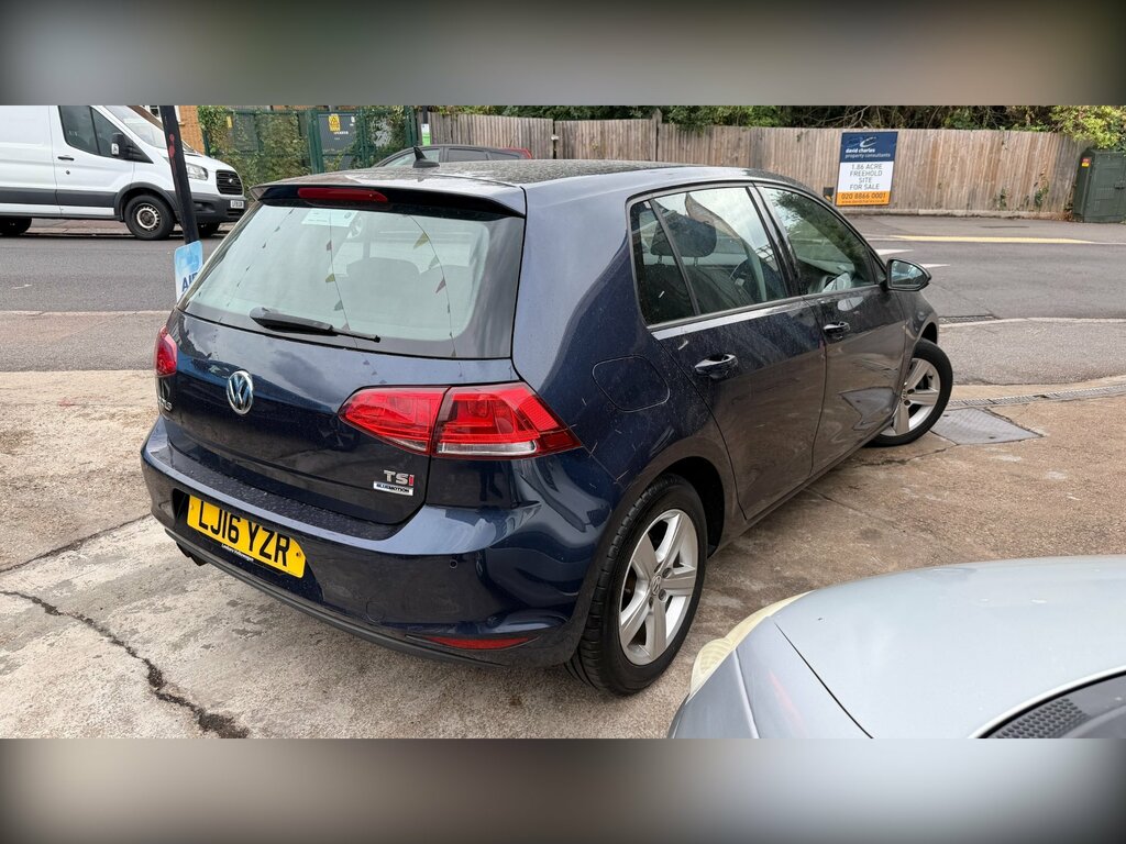 Volkswagen Golf 1.4 Tsi Bluemotion Tech Match Edition Hatchback LJ16YZR Blue #5
