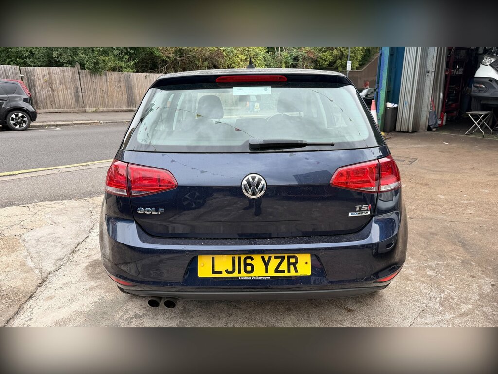 Volkswagen Golf 1.4 Tsi Bluemotion Tech Match Edition Hatchback LJ16YZR Blue #6