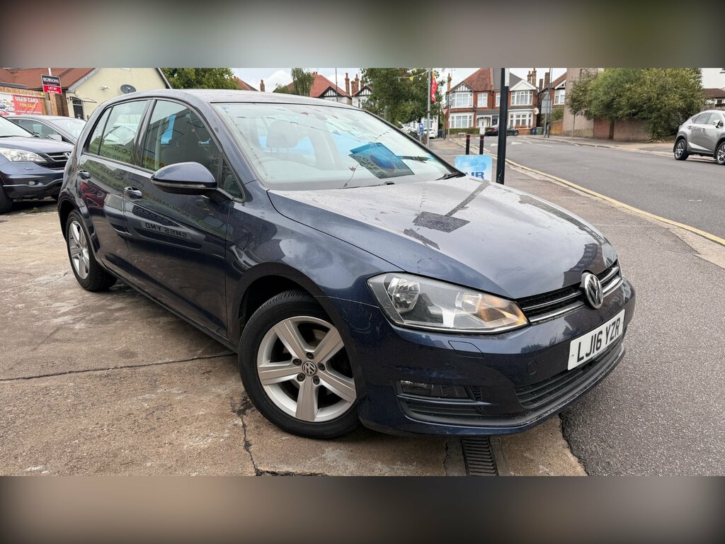 Volkswagen Golf 1.4 Tsi Bluemotion Tech Match Edition Hatchback LJ16YZR Blue #3
