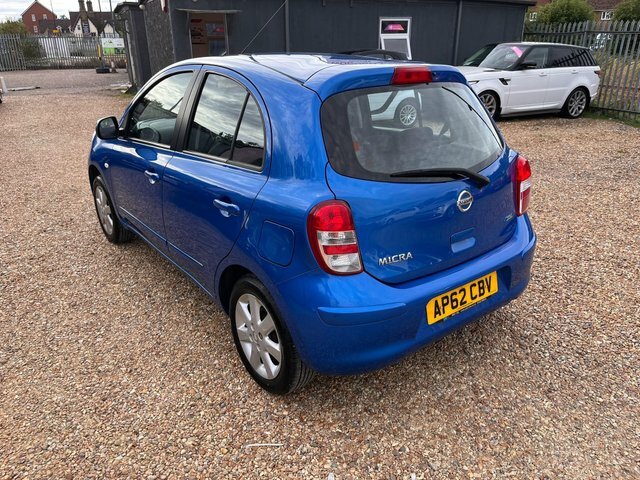 Nissan Micra 1.2 12V Acenta Euro 5 Blue #4