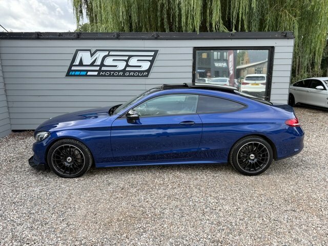 Mercedes-Benz C Class 2018 2.1 C220d Amg Line Premium Plus Coupe D Blue #3