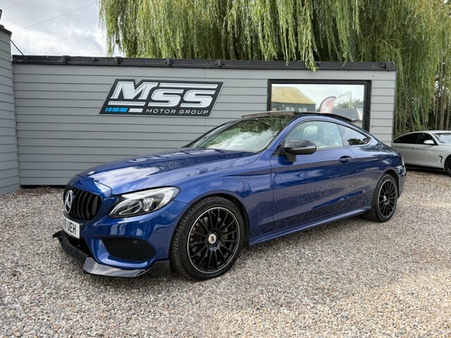 Mercedes-Benz C Class 2018 2.1 C220d Amg Line Premium Plus Coupe D Blue