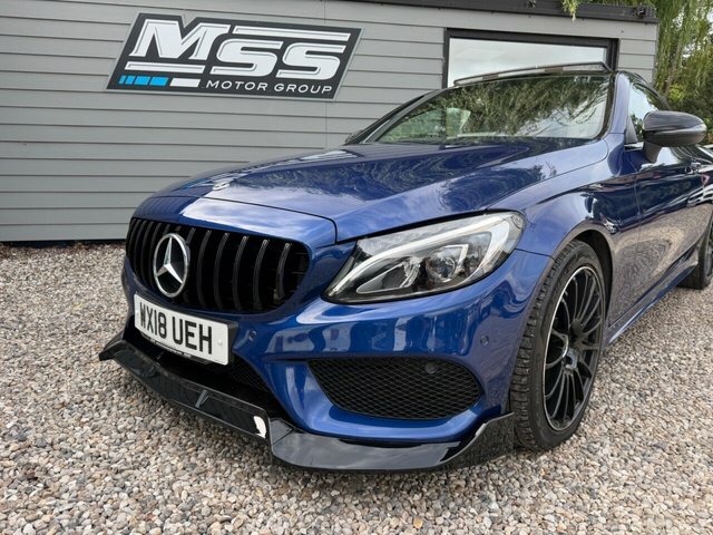 Mercedes-Benz C Class 2018 2.1 C220d Amg Line Premium Plus Coupe D Blue #2