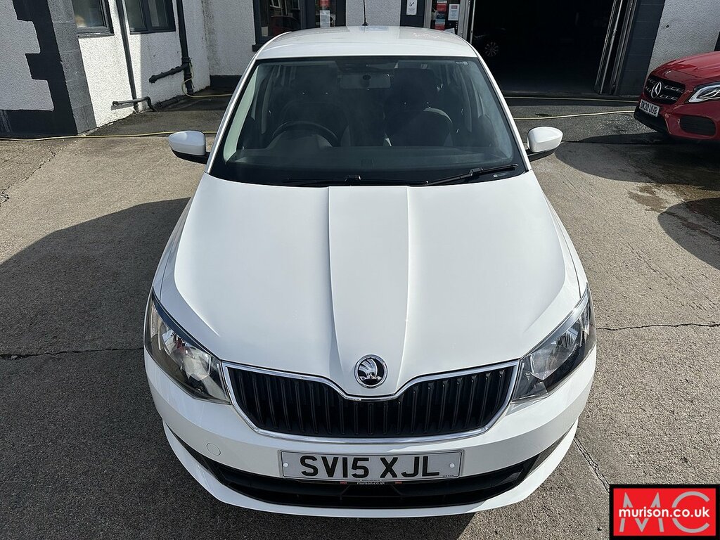 Skoda Fabia Tsi Se White #4