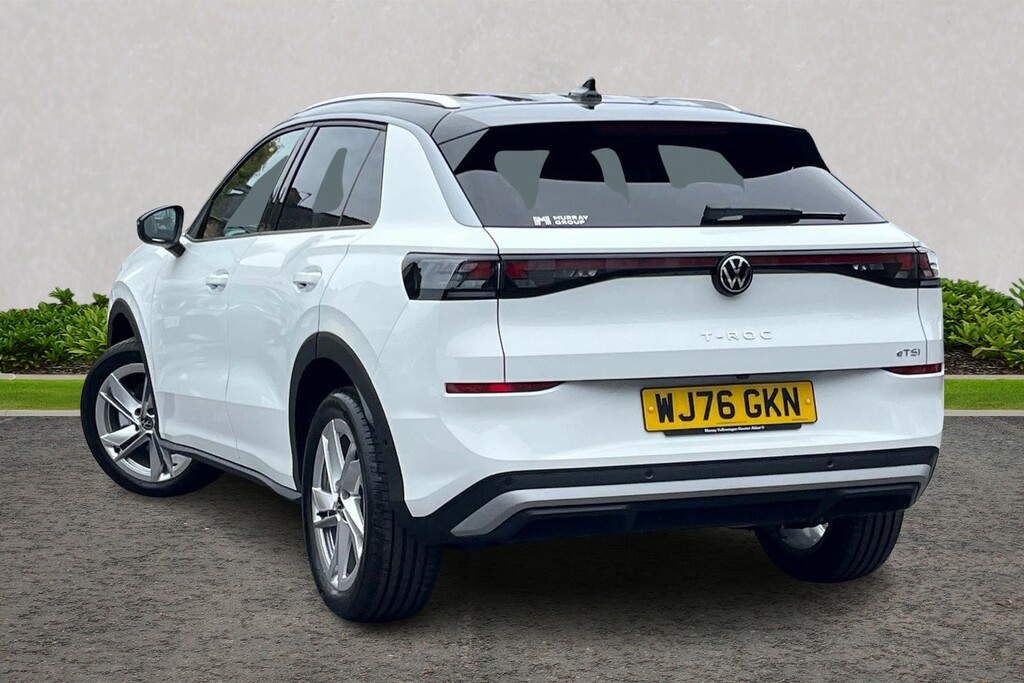 Volkswagen T-Roc 1.5 Etsi Mhev Style Suv Hybrid Dsg Euro White #3