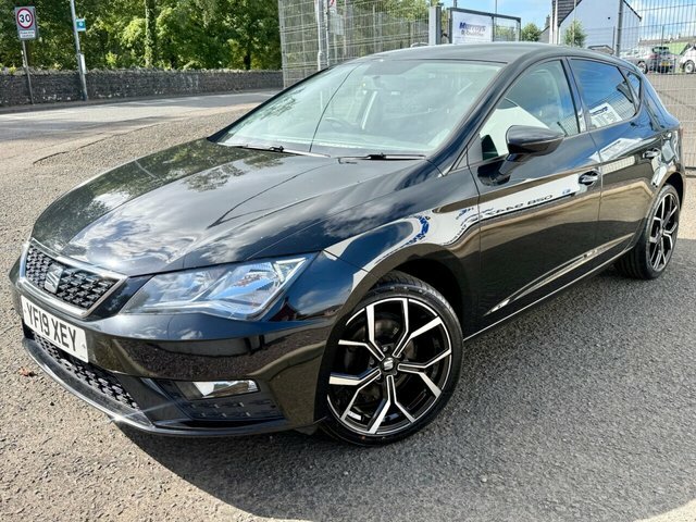Seat Leon 2019 1.6 Tdi Se Dynamic Hatchback Manua Black #2