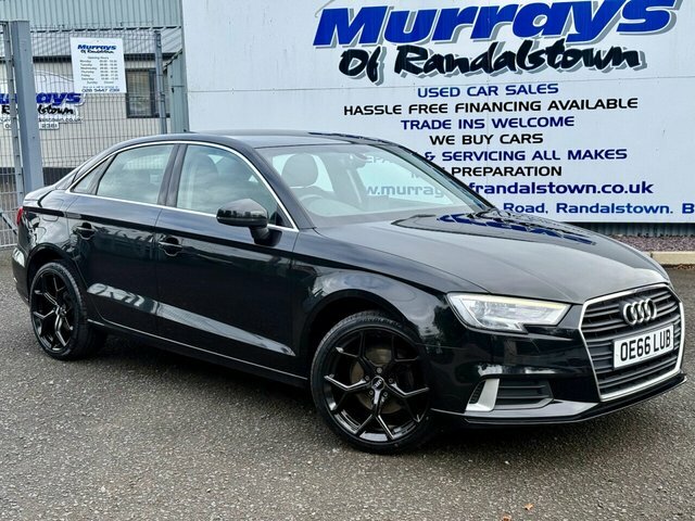 Audi A3 2016 1.6 Tdi Sport Saloon Euro 6 Black