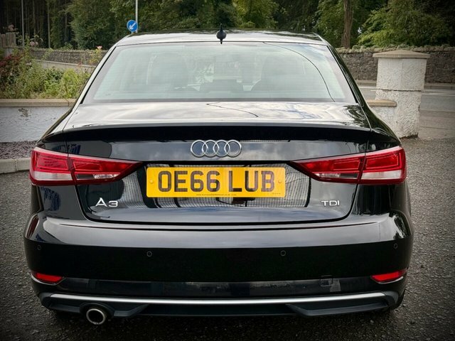 Audi A3 2016 1.6 Tdi Sport Saloon Euro 6 Black #5