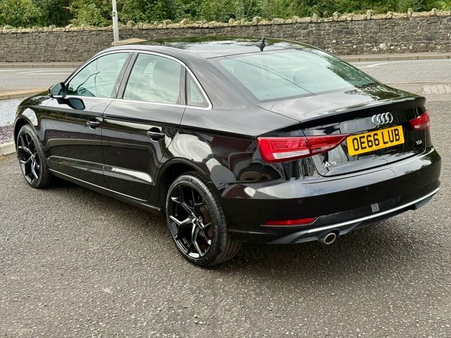 Audi A3 2016 1.6 Tdi Sport Saloon Euro 6 Black #3