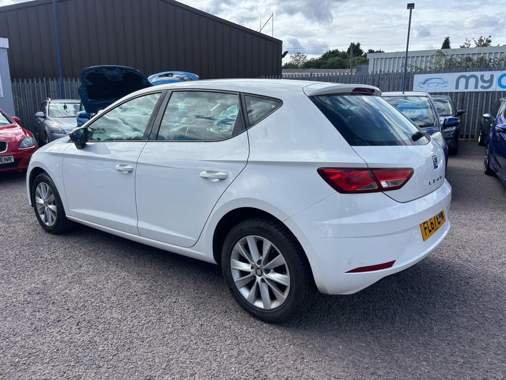 Seat Leon Hatchback 1.2 Tsi Se Technology Euro 6 Ss FL67EHW White #2