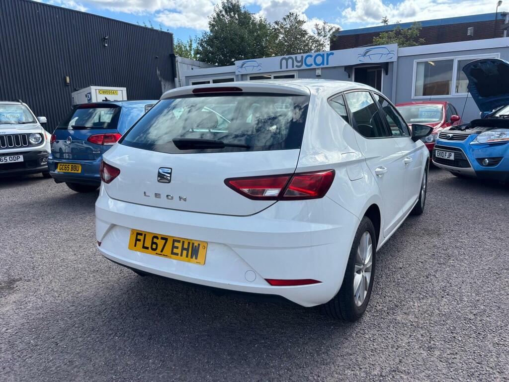 Seat Leon Hatchback 1.2 Tsi Se Technology Euro 6 Ss FL67EHW White #5