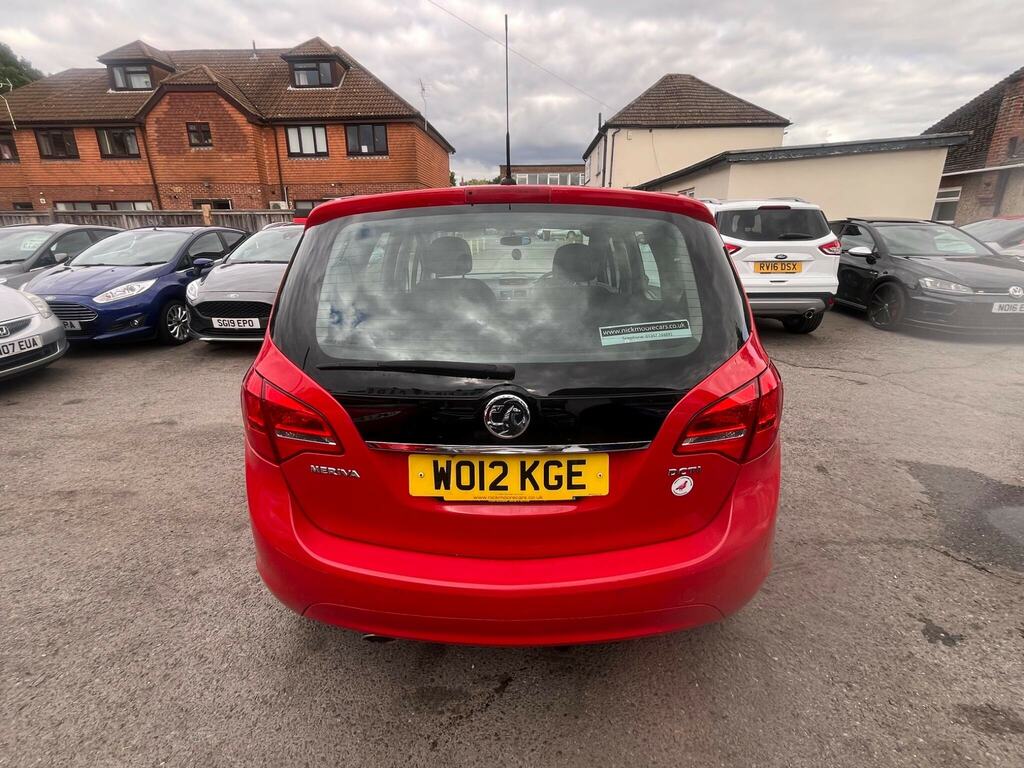 Vauxhall Meriva 1.7 Cdti Exclusiv Euro 5 Red #6